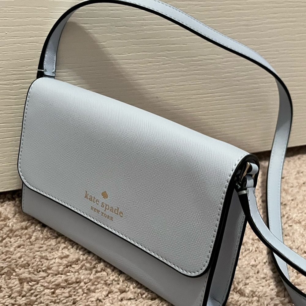 Kate Spade Light Blue Crossbody Shoulder Bag